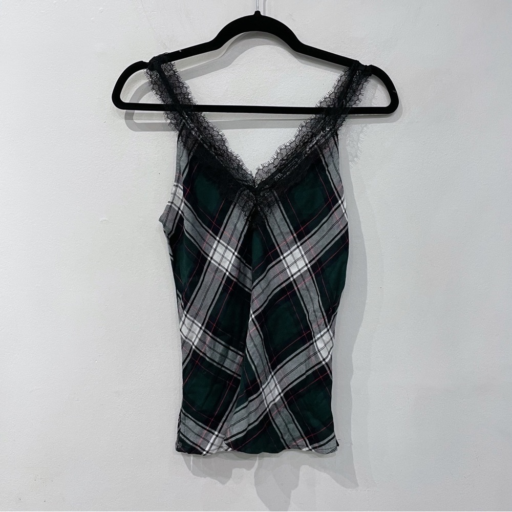 Zara Plaid Cami - XS